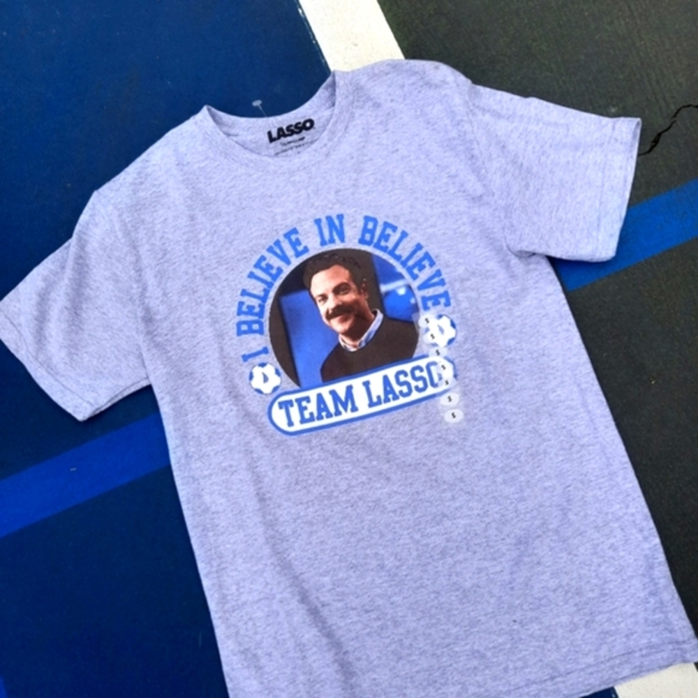 🏃🏽‍♂️⚽️NEW!#TedLasso tee "I Believe - I Believe"🩵 ⚽️✔️ #Soccerseason ✔️✨️🏃🏽